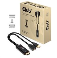 Club3D adaptér aktivní HDMI na DisplayPort 4K60Hz, M/F