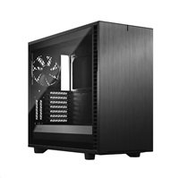 FRACTAL DESIGN skříň Define 7 Light Tempered Glass Midi Tower, černá, bez zdroje