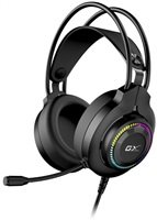 GENIUS sluchátka s mikrofonem GX GAMING HS-GX580U, USB, RGB, černá