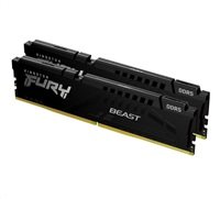 KINGSTON DIMM DDR5 16GB (Kit of 2) 5200MT/s CL36 FURY Beast Černá EXPO