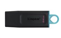 Kingston Flash Disk 64GB USB3.2 Gen 1 DataTraveler Exodia (Black + Teal)