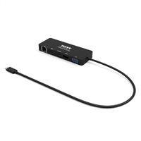 PORT dokovací stanice 5v1 ,LAN, HDMI, VGA, USB-C PD 3.0 85W, USB-A