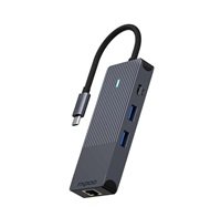 RAPOO adaptér UCM-2004, 8-in-1 USB-C Multiport Adapter