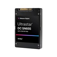 WD Enterprise SSD 15.36TB Ultrastar DC SN655, PCIe Gen4, (R:6800, W:3700MB/s), RI-1DW/D BICS5 TCG-Ruby