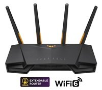 ASUS TUF-AX3000 V2 (AX3000) WiFi 6 Extendable Gaming Router, 2.5G port, AiMesh, 4G/5G Mobile Tethering