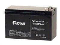 Baterie - FUKAWA FW 7,2-12 F1U (12V/7,2 Ah - Faston 187), konektor - 4.8mm, životnost 5let