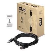 Club3D Kabel certifikovaný DisplayPort 1.2, 4K60Hz UHD (M/M), 3m, 30 AWG