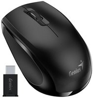 GENIUS myš NX-8006S Type-C/ 1200 dpi/ USB-C/ bezdrátová/ tichá/ černá