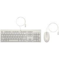 HP 225 Wired Mouse and Keyboard Combo - Česká-Slovenská White