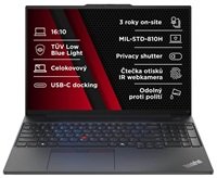 LENOVO NTB ThinkPad E16 AMD G2 - Ryzen5 7535HS,16" WUXGA,16GB,512SSD,FHD+IRcam,W11H