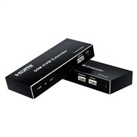 PremiumCord HDMI KVM extender s 2xUSB na 60m s audiem přes jeden kabel Cat5/6