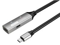 PREMIUMCORD USB-C repeater a prodlužovací kabel Male-Female, 5Gbps Aluminium 5m