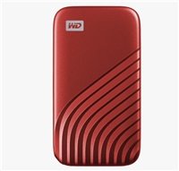 SanDisk WD My Passport SSD externí 2TB , USB-C 3.2 ,1050/1000MB/s R/W PC & Mac ,Red