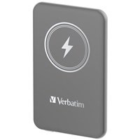 VERBATIM Powerbanka Charge 'n' Go, Magnetická, 5000 mAh, USB-C, Šedá