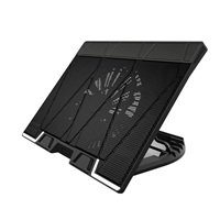 ZALMAN Stojan na notebook ZM-NS3000, až 17", 3xUSB, 1xUSB-C, Naklápěcí, černá