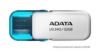 ADATA Flash Disk 16GB UV240, USB 2.0 Dash Drive, bílá