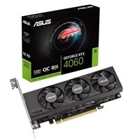 ASUS VGA NVIDIA GeForce RTX 4060 LP BRK OC 8G, 8G GDDR6, 2xDP, 2xHDMI