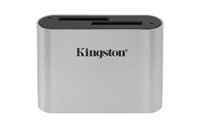 Kingston čtečka karet, USB3.2 Gen1 Workflow Dual-Slot SDHC/SDXC UHS-II Card Reader