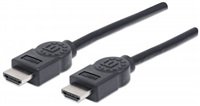 MANHATTAN kabel High Speed HDMI 4K, 3D, Male to Male, stíněný, černý, 3m