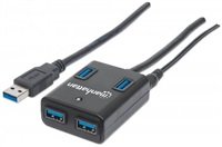 MANHATTAN USB 3.0 Hub, 4 Ports, AC/Bus Power