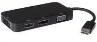 PREMIUMCORD adaptér DisplayPort - DP + HDMI + DVI + VGA , 1080p, 4K*2K