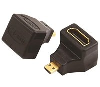 PremiumCord adaptér Micro HDMI Male na HDMI Female zahnutý do pravého úhlu 90°