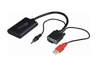 PREMIUMCORD HDMI elektronický konvertor na rozhraní VGA + audio