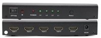 PREMIUMCORD HDMI switch 4:1 s audio výstupy ( stereo, Toslink, coaxial )