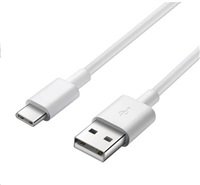 PremiumCord Kabel USB 3.1 C/M - USB 2.0 A/M, rychlé nabíjení proudem 3A, 1m, bílá