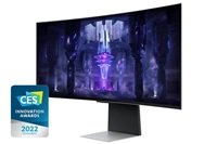 SAMSUNG MT LED LCD Gaming Smart Monitor 34" Odyssey G8 Neo - OLED QHD, prohnutý,1000R,240Hz, 0,1ms,BT,Wifi,Pivot