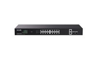 Tenda TEG1120P-16-150W (16xPoE 802.3af/at 10/100/1000Mbps, Uplink 2xRJ45 + 2xSFP) 130W