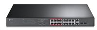 TP-Link CCTV switch TL-SL1218MP (16x100Mb/s, 2xGbE/2xSFP combo uplink, 16xPoE+, 250W)
