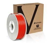 VERBATIM 3D Printer Filament PLA 1.75mm, 335m, 1kg red (OLD PN 55270)