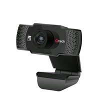 C-TECH webkamera CAM-11FHD, 1080P full HD, mikrofon, černá