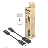 Club3D Adaptér aktivní DisplayPort 1.4 na HDMI 4K120Hz/8K60Hz HDR (M/F), černá