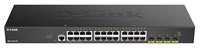 D-Link DGS-1250-28X 28-port Gigabit Smart Switch, 24x GbE, 4x SFP+