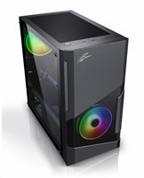 EVOLVEO M5, case mATX, průhledná bočnice, černá