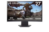 LG MT VA LCD LED 27" 27GS60QC - VA panel, 1ms, 180Hz, 2560x1440, 2xHDMI, DP, zakriven, AMD freesync, HDR10, sRGB 99%