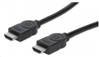 MANHATTAN kabel High Speed HDMI 4K, 3D, Male to Male, stíněný, černý, 7,5m