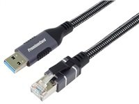 PremiumCord Ethernetový kabel USB3.2 na LAN RJ45 10/100/1000, 2m