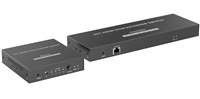 PREMIUMCORD HDMI switch, 4K@60Hz HDMI2.0 KVM 4:1 s ovládáním až na 70m přes Cat6/7