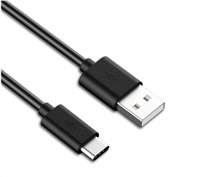 PremiumCord Kabel USB 3.1 C/M - USB 2.0 A/M, rychlé nabíjení proudem 3A, 1m, černá