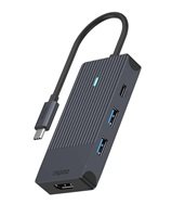 RAPOO adaptér UCM-2001, 4-in-1 USB-C Multiport Adapter