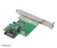 AKASA síťová karta USB 3.2 HOST card, 10Gbps USB 3.2 Gen 2, Interní, 20-pin, PCIe