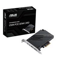 ASUS Rozšiřovací karta USB4 PCIe Gen4, PCIe 4.0 x4, 2x USB4 Typ-C, 2x DP
