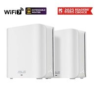 ASUS ZenWifi BD4 2-pack, WiFi7 Extendable Router, AiMesh, 2x WAN/LAN