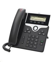 BAZAR - Cisco CP-7811-3PCC-K9=, VoIP telefon, 1line, 2x10/100, displej, PoE - Rozbaleno (Komplet)