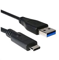 C-TECH kabel USB 3.0 AM na USB-C kabel (AM/CM), 2m, černý