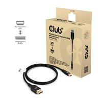 Club3D Kabel MiniDisplayPort na DisplayPort 2.1 Certifikovaný, Oboustranný, 10K60Hz, DSC1.2, UHBR10, 1m