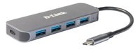 D-Link DUB-2340 USB-C to 4-Port USB 3.0 Hub